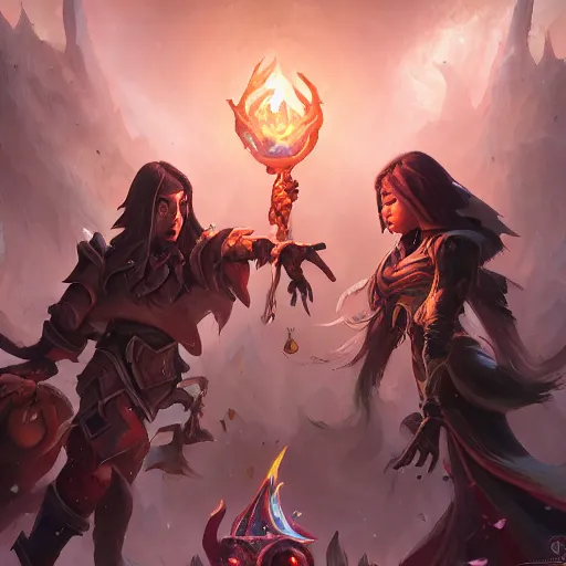 Image similar to cloning spell, cloning spell, cloning spell, twin cloning, cloning, cloning spell, bright masterpiece artstation. 8 k, sharp high quality artwork in style of jose daniel cabrera pena and greg rutkowski, concept art by tooth wu, blizzard warcraft artwork, hearthstone card game artwork