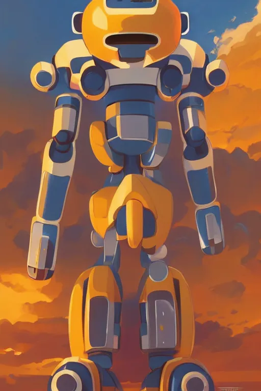 Image similar to metabots medabots medarotto medarot robot minimalist comics, behance hd by jesper ejsing, by rhads, makoto shinkai and lois van baarle, ilya kuvshinov, rossdraws global illumination ray tracing hdr radiating a glowing aura