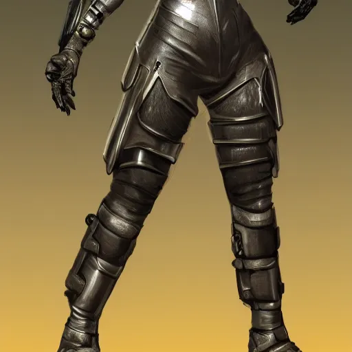 Prompt: Cyberpunk female rogue armor concept art, 4k render, digital art, soft lighting