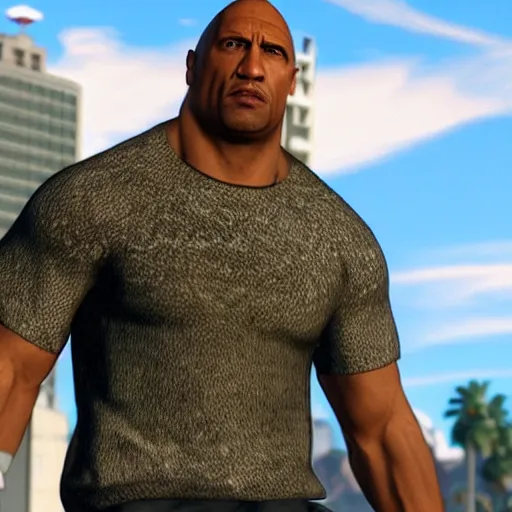 Image similar to the rock in gta