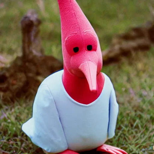 Prompt: a photo of birdo as a real person, 3 5 mm photography