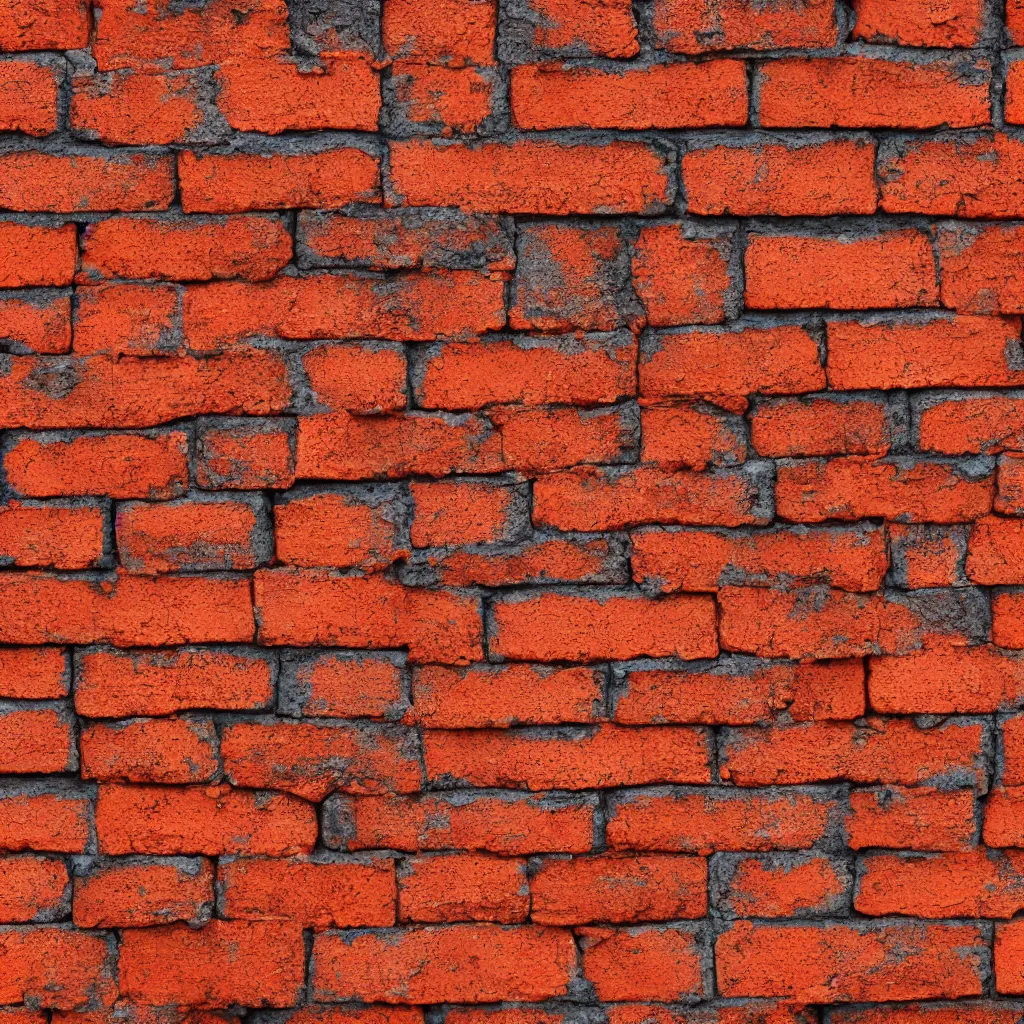 Prompt: orange brick texture, 4k