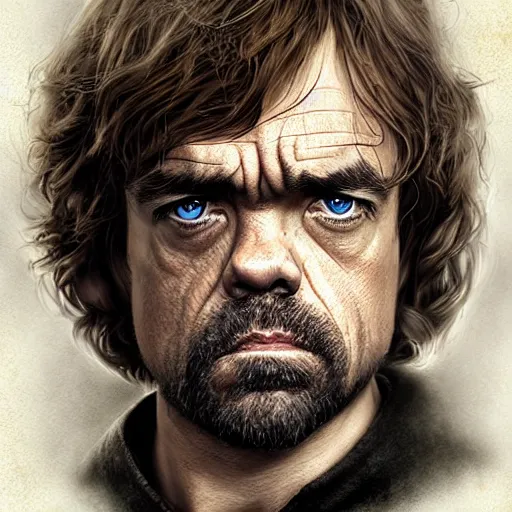 Prompt: peter dinklage as legolas ( ( ears ) ), digital painting, extremely detailed, 4 k, intricate, brush strokes, mark arian, artgerm, bastien lecouffe - deharme