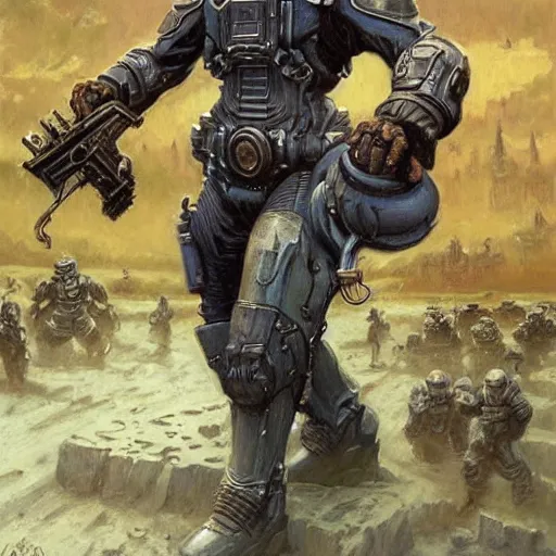 The Master from Fallout 1, art by Donato Giancola and