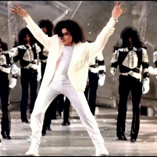 Image similar to Michael Jackson starlight music video