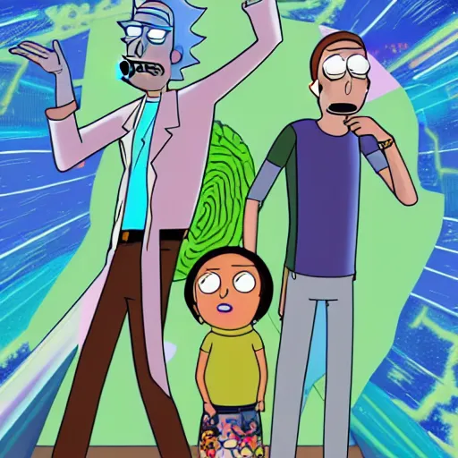 Image similar to portrait of summer, rick and morty forever and forever a hundred years! g