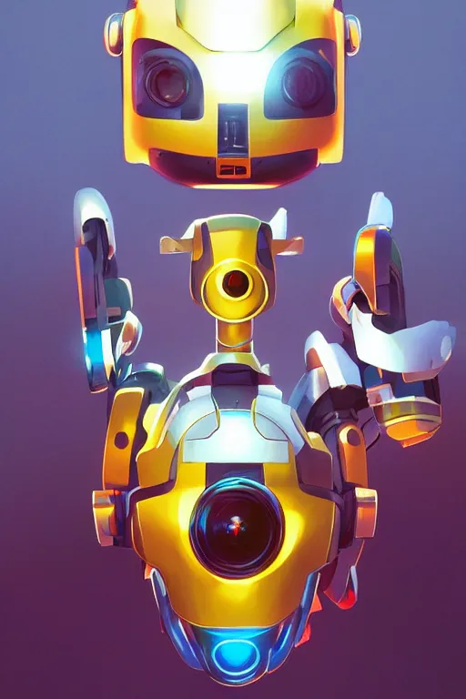 Image similar to metabots medabots medarotto medarot robot minimalist comics helmet mask neon cybereye, behance hd by jesper ejsing, by rhads, makoto shinkai and lois van baarle, ilya kuvshinov, rossdraws global illumination ray tracing hdr radiating a glowing aura