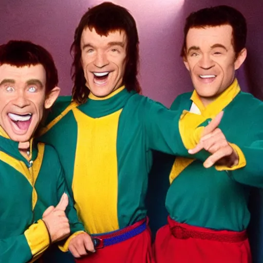 Image similar to The Wiggles in Lord of the Rings the Shire