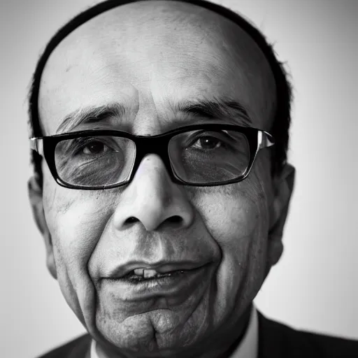 Prompt: mohammad hatta, perfect faces, lighting, 5 0 mm, awar winning photography