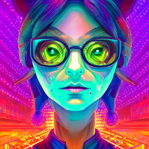 Image similar to skill magic geek inside matrix deepdream radiating a glowing aura stuff loot legends stylized digital illustration video game icon artstation lois van baarle, ilya kuvshinov, rossdraws,