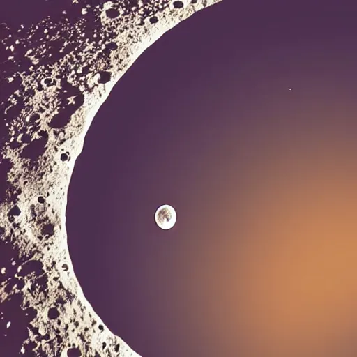 Image similar to the moon seen through a telescope with a wire hanging out of it, 8 k, realistic, real photo, vintage, sepia