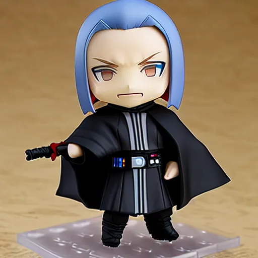 Image similar to nendoroid darth sidious, detailed, custom