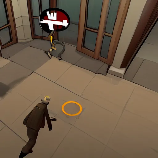 Image similar to tf2 spy on floor