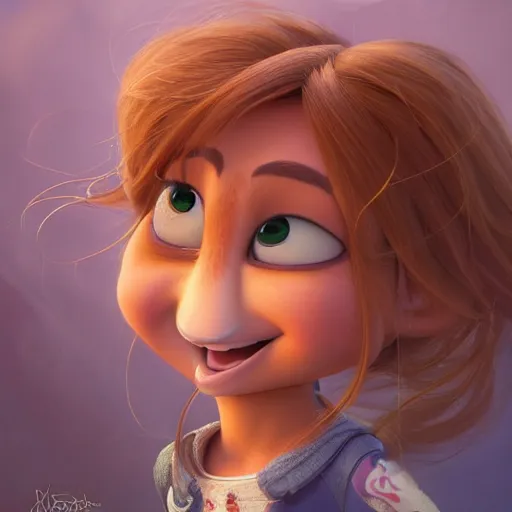 Prompt: portrait of a cartoon jennifer lopez smiling, medium shot, zootopia, fantasy, intricate, cinematic lighting, digital painting, artstation, concept art, smooth, sharp focus, pixar zootopia illustration, art by artgerm and greg rutkowski and disney, detailed textures, award winning portrait studio lighting by jessica rossier and brian froud and gaston bussiere