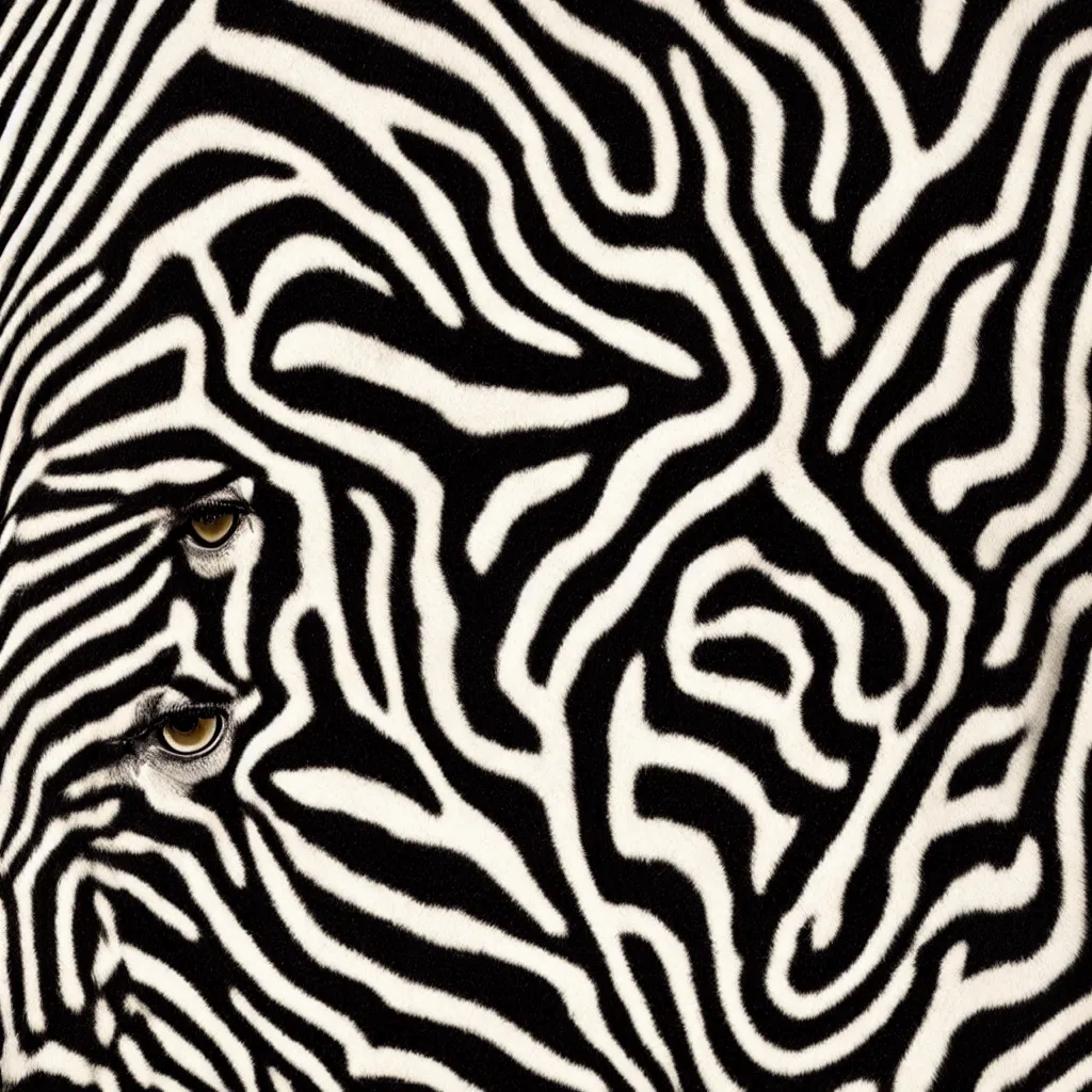 Prompt: texture of skin of zebra