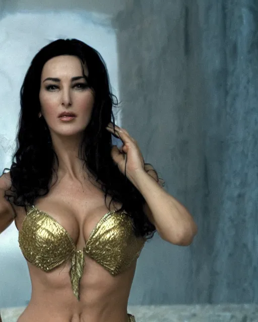 Image similar to monica bellucci as aphrodite