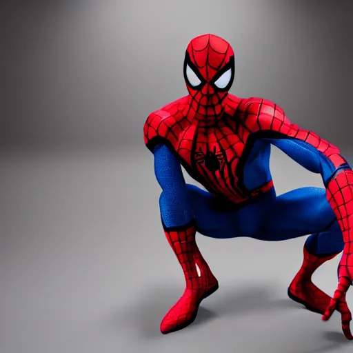 Image similar to still photo of spider - man in a ladies dress, highly detailed, photorealistic portrait, bright studio setting, studio lighting, crisp quality and light reflections, unreal engine 5 quality render