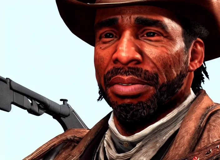 Image similar to stephen a smith in red dead redemption, ps 4 gameplay