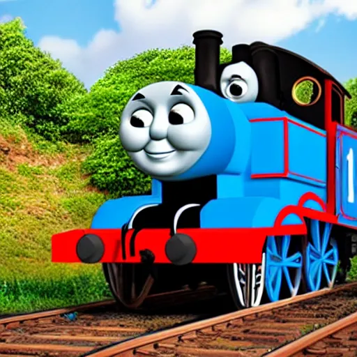 Image similar to Thomas the tank engine