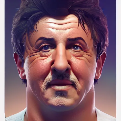 Prompt: potatoe with face of stallone, by ilya kuvshinov, rtx rendering, octane render 1 2 8 k, maya, extreme high intricate details by tom bagshaw, medium shot, close up shot, composition by sana takeda, lighting by greg rutkowski