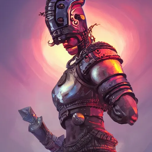 Image similar to cyberpunk viking helmet mask warrior goddess robot ninja fantasy, art gta 5 cover, official fanart behance hd artstation by jesper ejsing, by rhads, makoto shinkai and lois van baarle, ilya kuvshinov, ossdraws