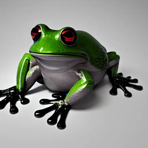 Image similar to mechanical frog, octane render
