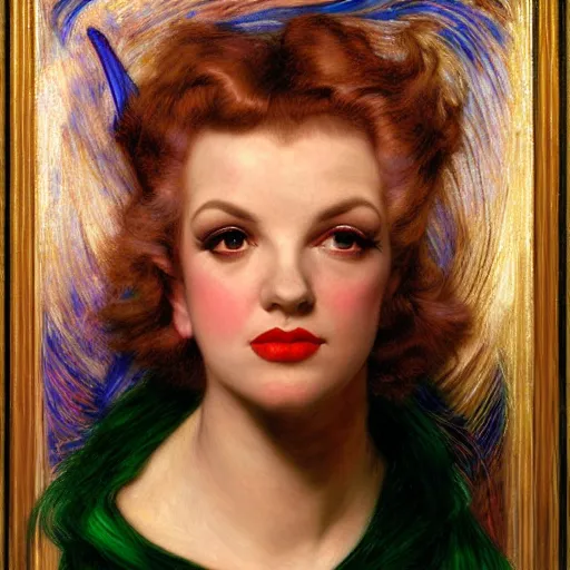 Image similar to portrait of a hybrid of a hybrid of judy garland and a hybrid of liza minelli and britney spears, holman hunt, john william waterhouse, kilian eng, rosetti, john everett millais, william holman hunt, 4 k