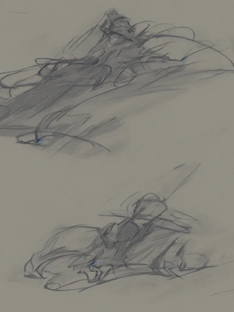 Image similar to scribble by Disney Concept Artists, blunt borders, rule of thirds