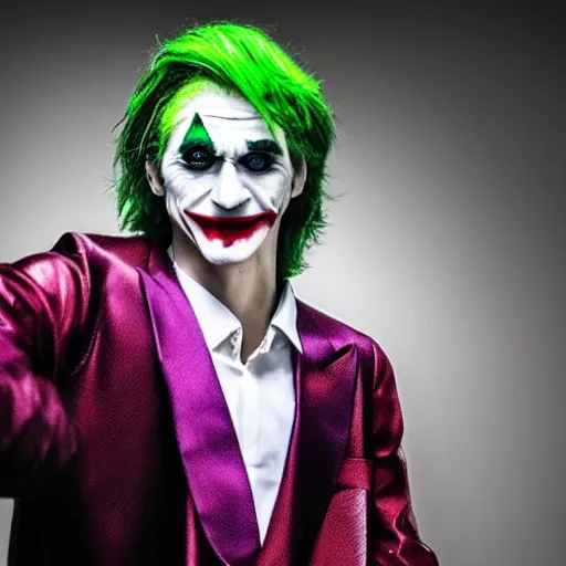 Prompt: xQc in Joker cosplay