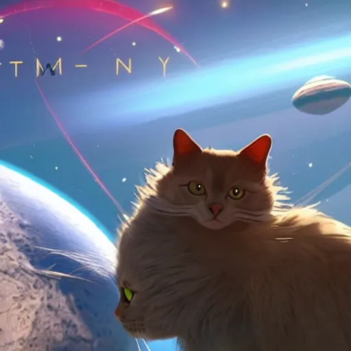 Image similar to a cat in the game no man's sky