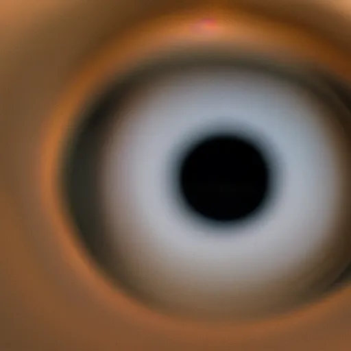 Prompt: a face through a macro lens, f1.4, sunrise, pinhole, long exposure,
