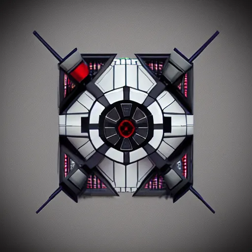 Prompt: “special x-wing, design based on the imperial tie fighter, 3d render, digital art”