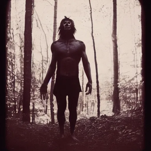 Image similar to a human transforming into a werewolf, studio medium format photograph