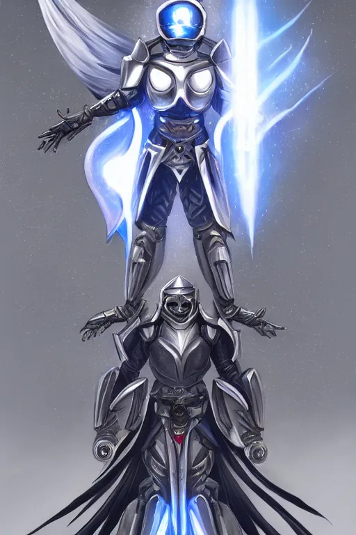 Image similar to helmet armor guardian destiny in witch queen illumination ray tracing hdr fanart arstation by sung choi robot ninja mask and eric pfeiffer and gabriel garza and casper konefal