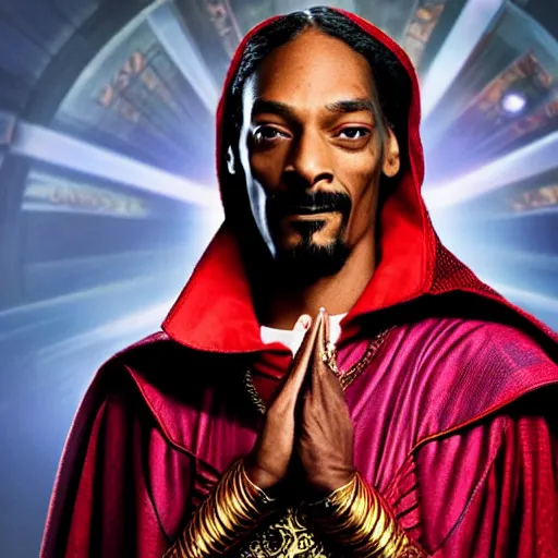 Prompt: snoop dogg as doctor strange, marvel cinematic universe, mcu, 8 k, unedited, in - frame,