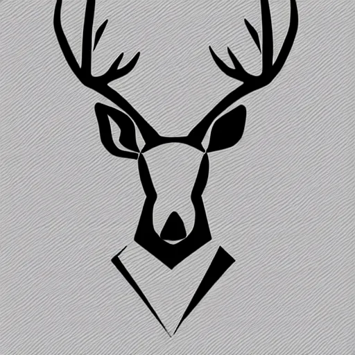 Image similar to geometric polygon deer illustration,