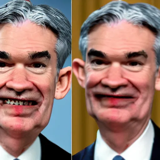 Prompt: Jerome Powell as a muppet