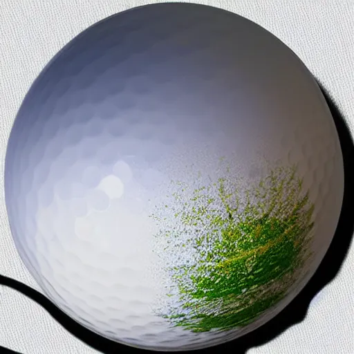 Prompt: a ultra realistic photo of a marble, reflections, real world, photorealistic, lighting, render, format of a golf ball