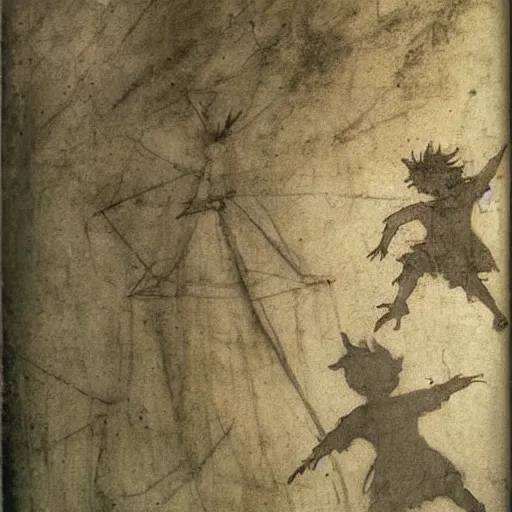 Prompt: Peter pan by Leonardo DaVinci