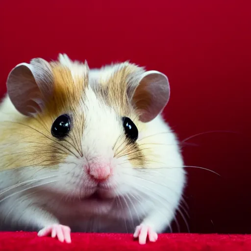 Prompt: photo of the cinema screen, a movie about hamsters, unedited, dark, sharp focus, 8 k