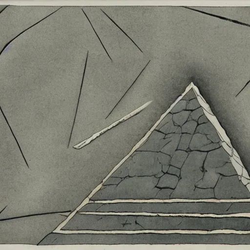 Prompt: powerful 1920's smoky reef pyramid shark pollen dam beans , by H.P. Lovecraft and Juan Giménez and Paul Klee , Concept Art , constructivism , postmodern