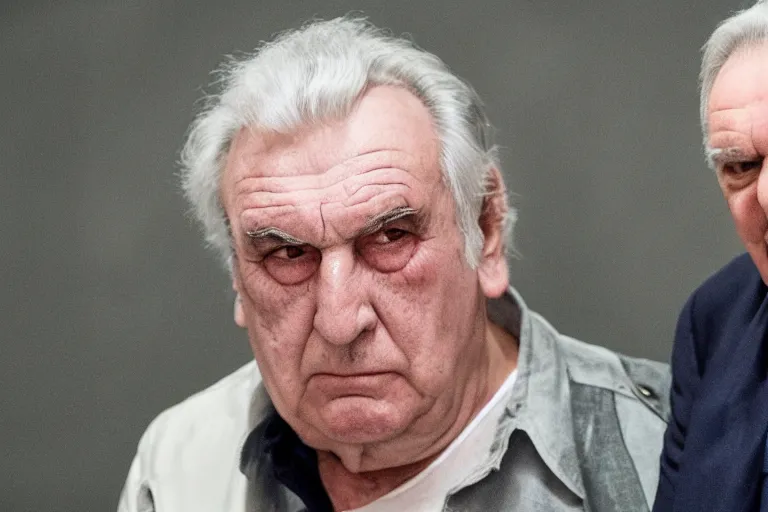 Prompt: Miloš Zeman plays Terminator