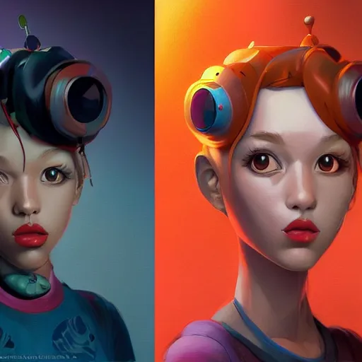 Image similar to lofi biopunk pokemon portrait of misty, Pixar style, digital art, render, by Tristan Eaton Stanley Artgerm and Tom Bagshaw.