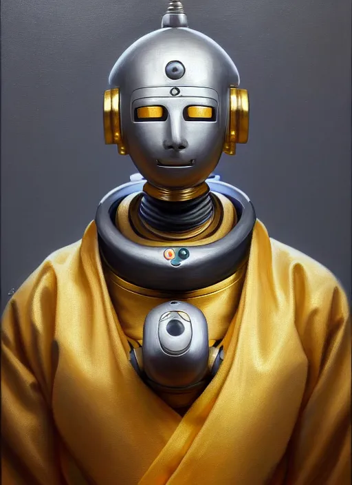 portrait of zenyatta ( from overwatch ) the robot zen Stable Diffusion