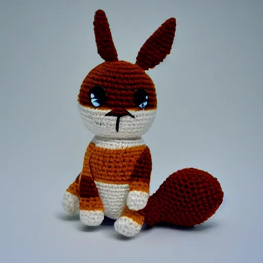 Image similar to angry crochet eevee