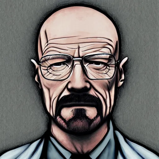 Image similar to Walter White by Gabriel Soares,