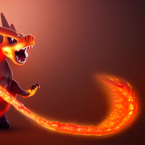 Image similar to photography of a realistic charizard animal, ultra detailed, 8 k, cinematic lighting, natural background, trending on artstation, pokemon