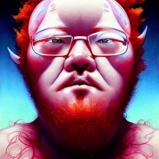 Image similar to prompt : red lightning portrait soft light painted by james jean and katsuhiro otomo and erik jones, inspired by evangeleon anime, smooth face feature, intricate oil painting, high detail illustration, sharp high detail, manga and anime 1 9 9 9