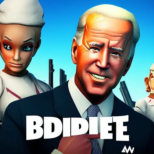 Prompt: Joe Biden Fortnite