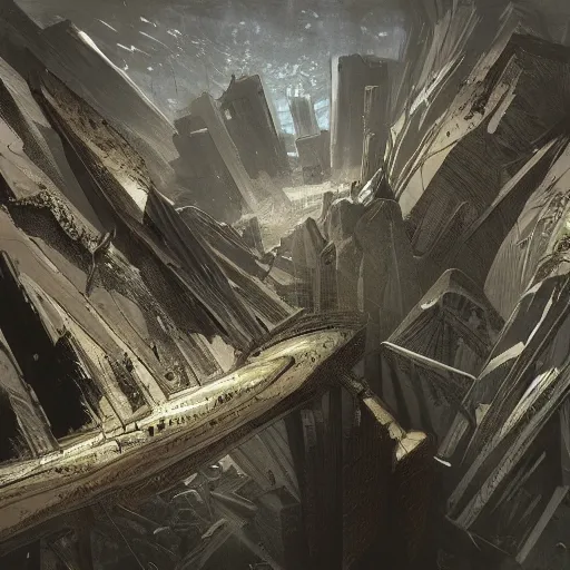 Prompt: chaos, matte painting, detailed, Moebius, abstract